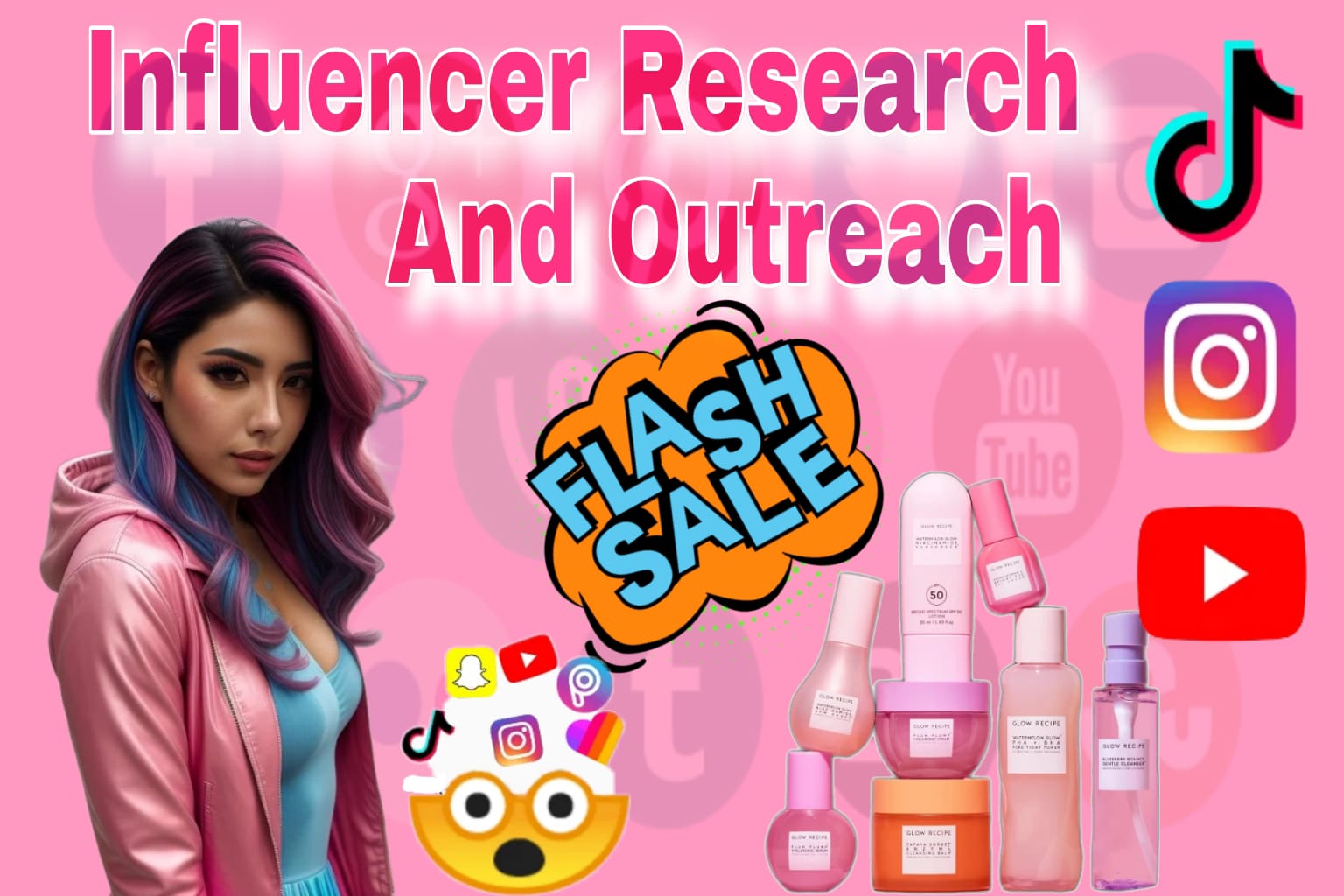 I will research  outreach  and manage influencer marketing campaign