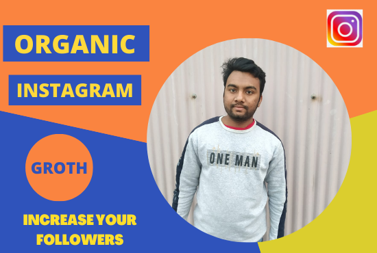 I will do organic instagram growth and increase your followers