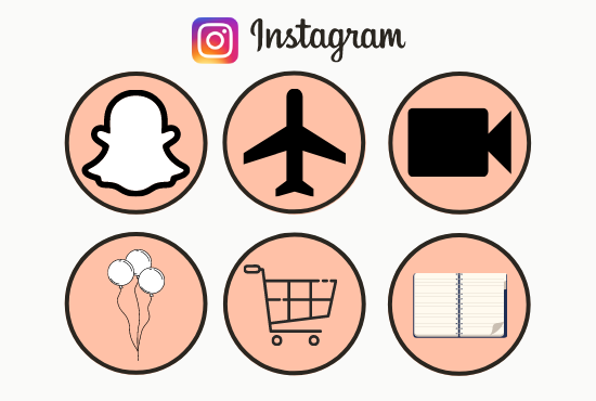 I will create instagram highlight cover icons design and logos for your instagram