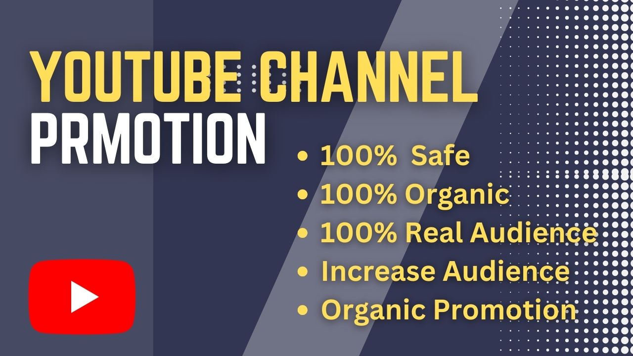 Organic Youtube promotion for channel monetization