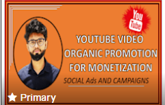 do YouTube channel organic promotion or monetization