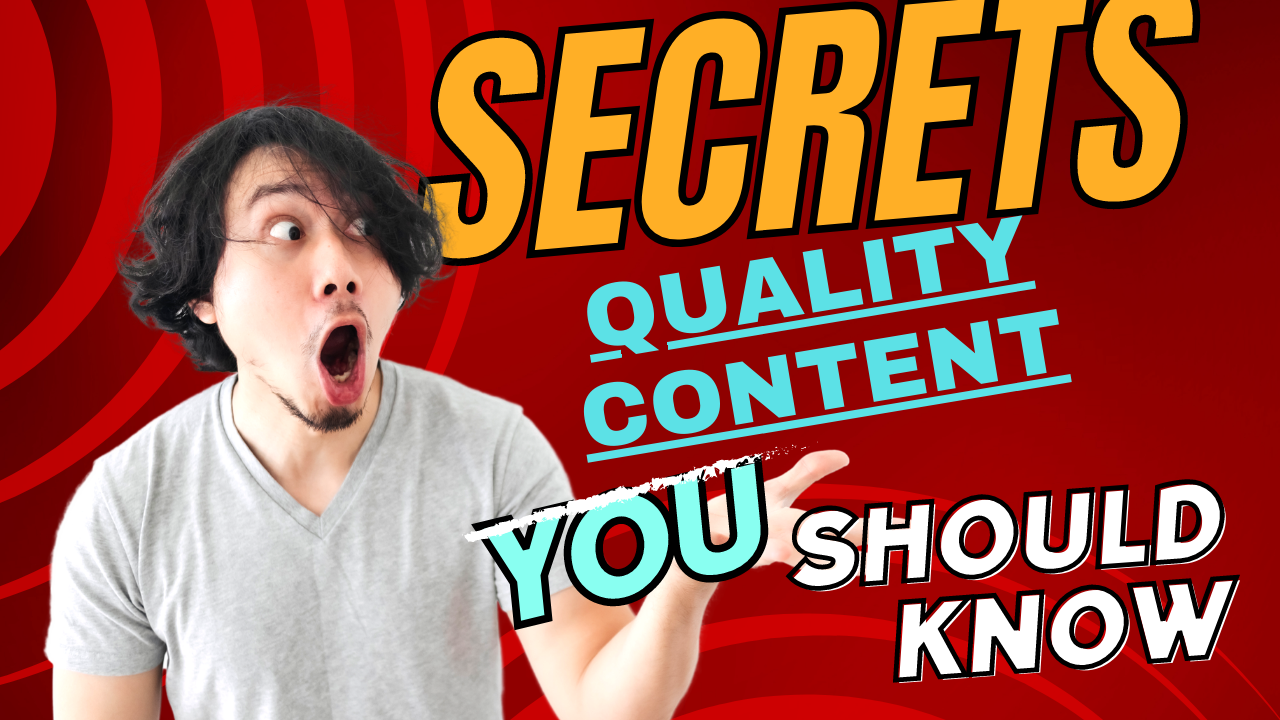 HOW TO CREAT QUALITY CONTENT TO GET MORE FOLLOWERS