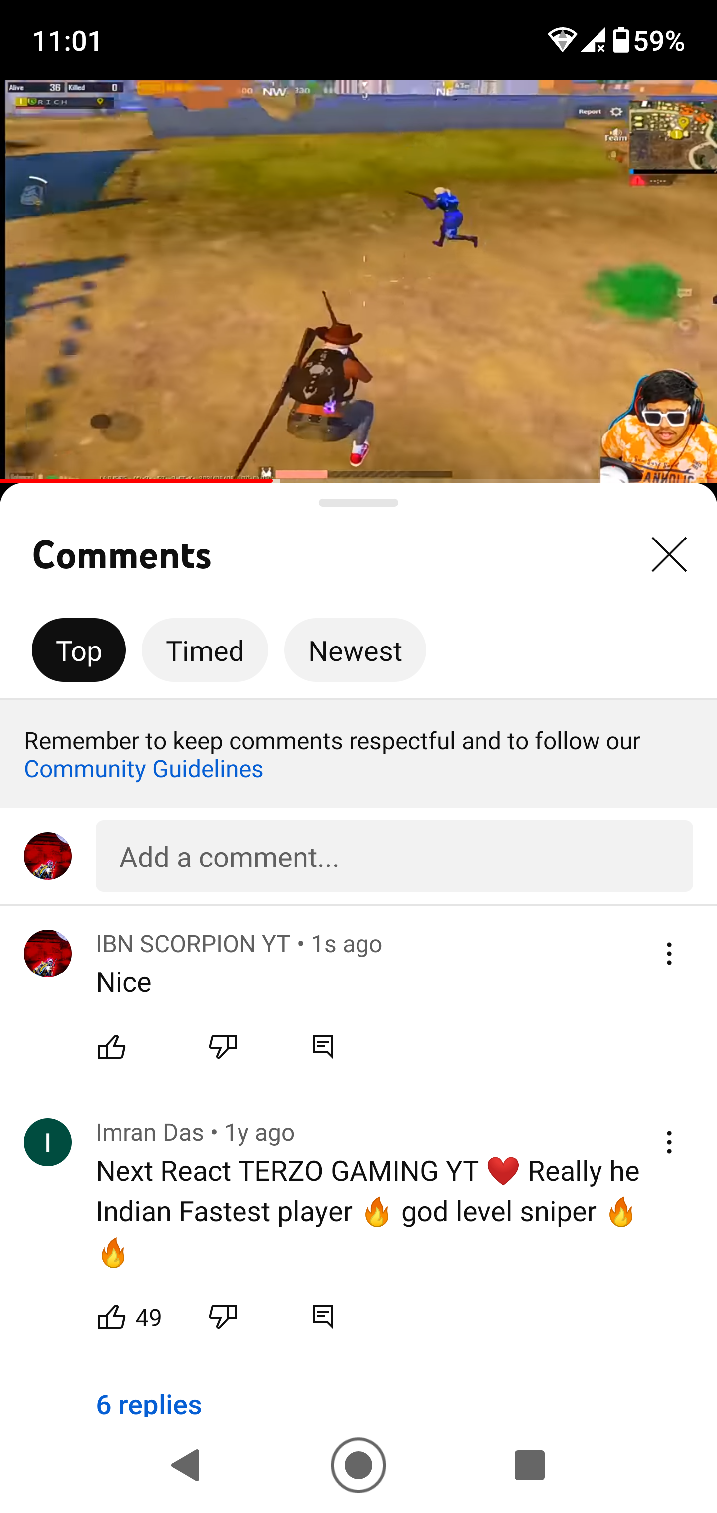 YouTube comments increaser