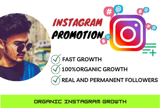 I will do fast and organic Instagram growth