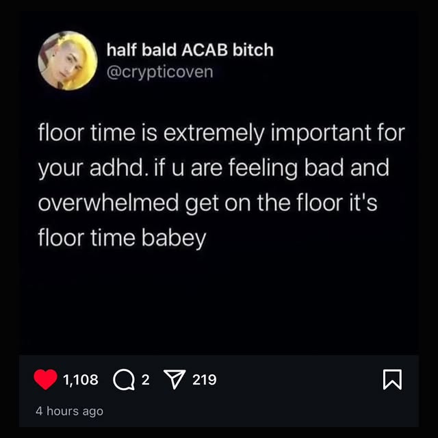  ......ngadhd   'recent posts' 